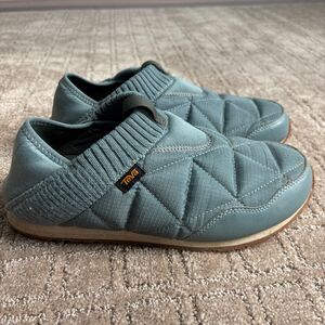 Teva ReEMBER Moc Soccasin Slip On Shoe Women's 9 Blue Sneaker Slipper Casual